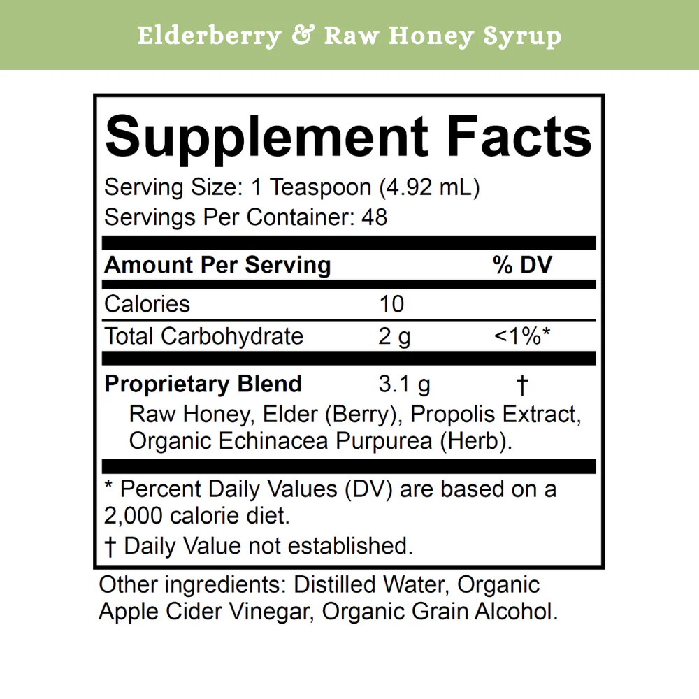 Elderberry & Raw Honey Syrup - Image 6